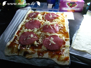 Pizza am Grill